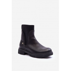 Dámske kožené Chelsea Boots Black Tannaz