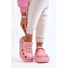 Dámska penová platforma Crocs Pink Beckett