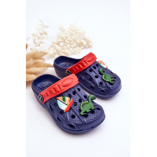 Detské penové ľahké sandále Crocs Navy Blue Sweets