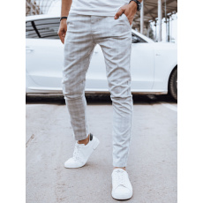 Spodnie męskie casual jasnoszare Dstreet UX4398