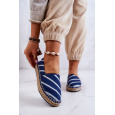 Dámske klasické espadrilky Big Star JJ274960 námornícka modrá