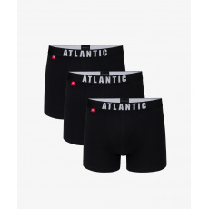 *3-BALENIE Pánske boxerky ATLANTIC - čierne