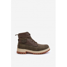 Pánske Trapper Boots Memory Foam Khaki Big Star KK174205