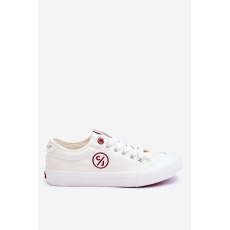 Dámske Cross Jeans Fabric Sneakers LL2R4043 White