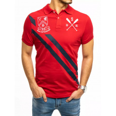 Pánske polo tričko červené Dstreet PX0366