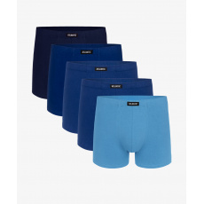 Pánske boxerky ATLANTIC 5Pack - odtiene modrej