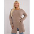 Sweter-PM-SW-PM793.01-ciemny bezowy