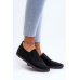 Damskie Tenisówki Trampki Slip-On Czarne Lovinia