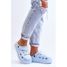 Dámska penová platforma Crocs Light Blue Beckett