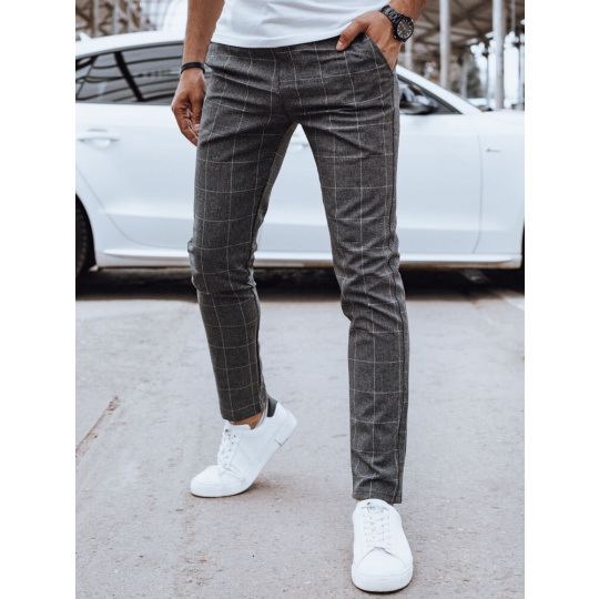 Spodnie męskie casual ciemnoszare Dstreet UX4396