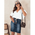 Spódnica jeansowa DENIMFIT niebieska Dstreet CY0455