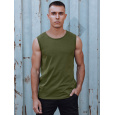 Tank top męski bez nadruku zielony Dstreet RX5620