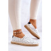 Dámske espadrilky s bodkami Big Star JJ274870 Biele