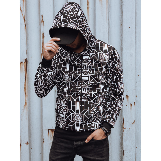 Bluza męska z kapturem czarna Dstreet BX5763