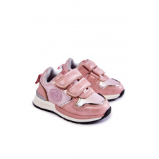 Detská športová obuv Velcro Memory Foam System Big Star KK374180 Pink