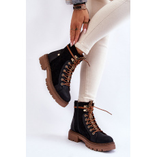 Black Suede Trapper Boots Alette